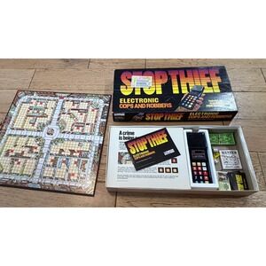 Vintage Stop Thief Electronic Cops and Robbers Board Game Parker Brothers 1979